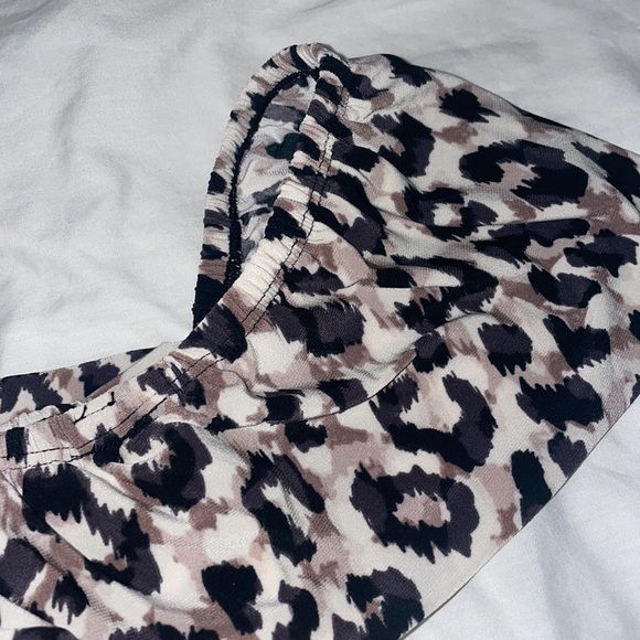 NWT- American Beach- size 10 - bathing suit top- leopard print - Picture 6 of 12